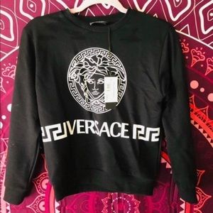 Women’s black Versace sweater